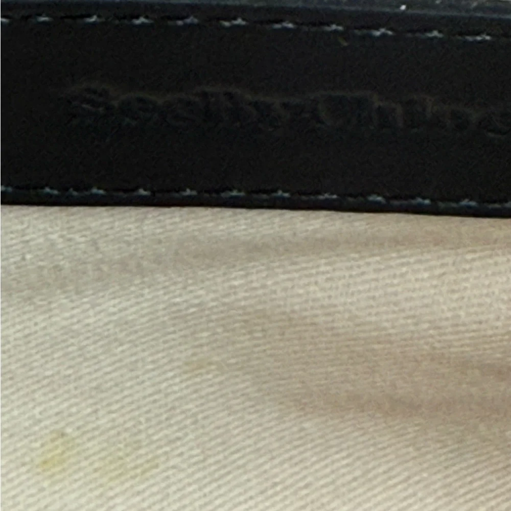 See By Chloe Leather Shoulder Bag in Cream and Black
